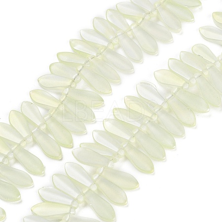 Electroplate Glass Beads Strands EGLA-C005-01A-FR02-1