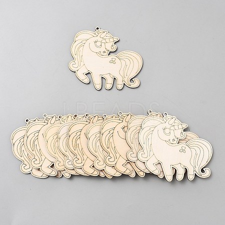 Unicorn Unfinished Wood Pieces WOOD-CJC0007-04A-1