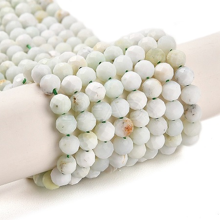 Natural Green Opal Beads Strands G-Z035-A02-03D-1