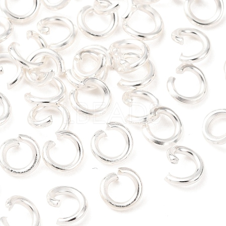 Brass Open Jump Rings KK-G604-08S-23-1