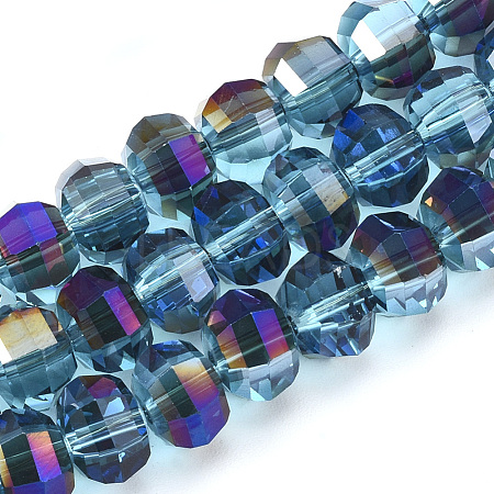Electroplate Glass Beads Strands EGLA-S174-05F-1