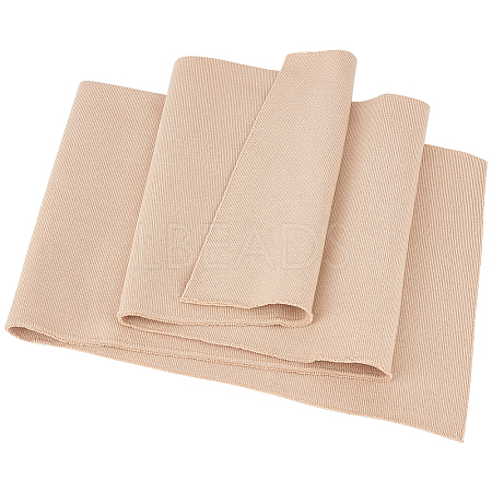 Polycotton Elastic Ribbing Fabric for Cuffs DIY-WH0021-10D-1