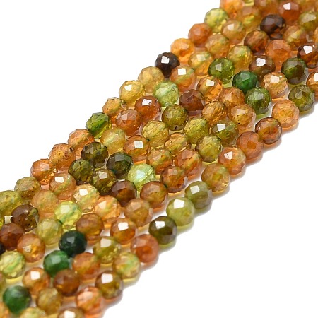 Natural Tourmaline Beads Strands G-P457-A02-14C-1