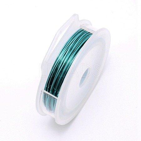 Round Copper Craft Wire CWIR-WH0001-0.5mm-12-1