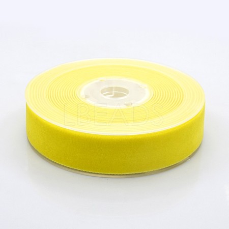 Polyester Velvet Ribbon for Gift Packing and Festival Decoration SRIB-M001-23mm-640-1