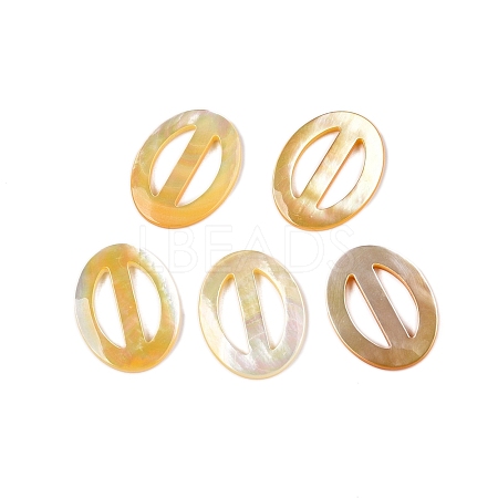 Natural Shell Tri-Glide Adjuster Buckles SSHEL-N039-02-1