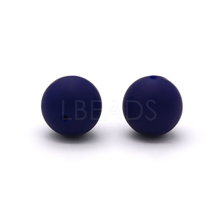 Round Food Grade Eco-Friendly Silicone Beads SI-JX0066A-02-1