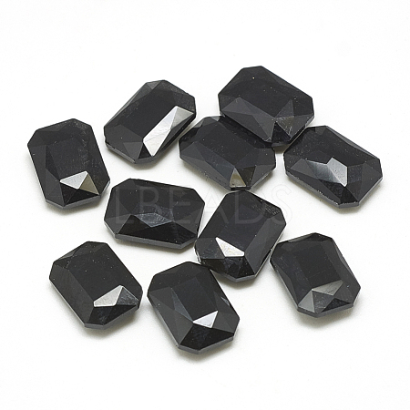 Pointed Back Glass Rhinestone Cabochons RGLA-T079-8x10mm-02-1