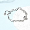 304 Stainless Steel Link Bracelets BJEW-H644-14P-2