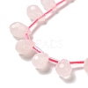 Natural Rose Quartz Beads Strands G-H297-B08-01-3