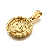 304 Stainless Steel Pendants STAS-B086-10A-G-2