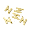 Rack Plating Brass Connector Charms KK-C007-38G-N-1