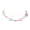 Acrylic Beaded Necklace NJEW-JN04709-2