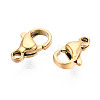 304 Stainless Steel Lobster Claw Clasps STAS-T065-9mm-34G-2