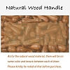 DIY Wood Wax Seal Stamp AJEW-WH0131-156-3