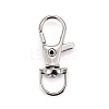 Iron Swivel Lobster Claw Clasps IFIN-C059-01-1