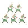 Alloy Enamel Pendants ENAM-N054-012F-3