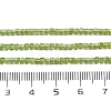 Natural Peridot Beads Stands G-H042-B31-01-3