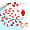 30Pcs Carved Cinnabar Beads CARL-YW0001-01-3