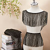 Polyester Tassel Lace Trim SRIB-WH0011-251B-01-5