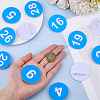 1 Set Round ABS Plastic Number 1~30 Brooches Sets JEWB-OC0001-02A-3