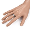 Non-Magnetic Synthetic Hematite Finger Rings RJEW-J005-03-4
