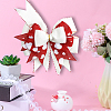 Polyester Big Bowknot FIND-WH0126-414G-4