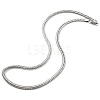 304 Stainless Steel Chain Necklaces NJEW-P295-05P-1