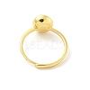 Brass Open Cuff Ring Settings KK-G518-10G-04-3