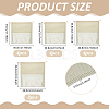 14Pcs 4 Styles Square Cloth Packing Pouches for Shoes ABAG-PH0001-60B-2