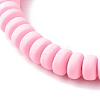 Handmade Polymer Clay Beads Stretch Bracelets BJEW-JB06564-6