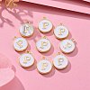 Golden Plated Alloy Charms X-ENAM-S118-01P-5