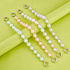 4Pcs 4 Colors Candy AB Colored Round Plastic Beaded Bag Handle DIY-WR0001-77-4