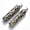 Natural Dalmatian Jasper  Pendants G-R456-02-1