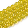 Baking Paint Glass Beads Strands DGLA-Q023-8mm-DB29-01-1