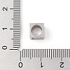 Tarnish Resistant 201 Stainless Steel European Beads STAS-M058-01T-P-3