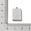 Tarnish Resistant 304 Stainless Steel Pendant Rhinestone Settings STAS-M323-56P-3