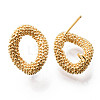 Brass Stud Earrings Findings KK-R116-012-NF-2