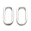 Tarnish Resistant 304 Stainless Steel Huggie Hoop Earrings STAS-J033-11C-P-1