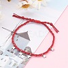 Adjustable Nylon Thread Braided Bead Bracelets BJEW-JB06058-02-5