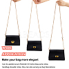 3Pcs 3 Style ABS Plastic Imitation Pearl & Iron Curb Chain Bag Handles DIY-WR0002-70A-3