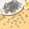 Tarnish Resistant 304 Stainless Steel Open Jump Rings X-STAS-E067-09-8mm-5