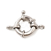 Brass Spring Ring Clasps KK-D407-01P-D-1