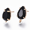 Brass Stud Earring Findings X-KK-S365-005-B01-1