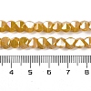 Electroplate Glass Beads Strands EGLA-B009-05A-03-4