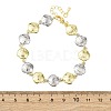 Brass Link Chain Bracelets for Women BJEW-G762-01GP-02-5
