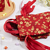 Flower Printed Cloth Drawstring Storage Bags ABAG-WH20010-20D-01-7
