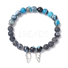 Alloy Wings Charm Bracelets BJEW-JB12691-2