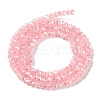 Baking Electroplate Glass Beads Strands X-DGLA-A039-J2MM-B08-2