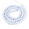 Anti-Tarnish Electroplate Rondelle Glass Beads Strands EGLA-T021-6mm-17-08-2